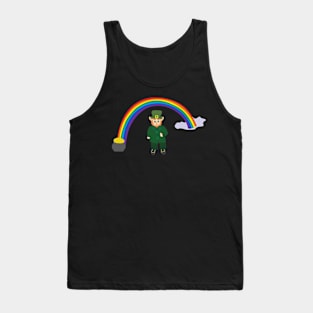 Shamrock Rainbow for leprechaun Tank Top